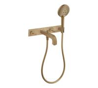 Hansgrohe hansgrohe Axor Citterio Kit de montage complet mitigeur baignoire 3 trous, m HG, bronze brossé Quantité:1