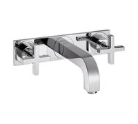 Hansgrohe hansgrohe Axor Citterio Kit de montage complet mitigeur lavabo encastré, poignées croisillons, chrome Quantité:1