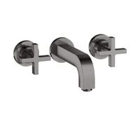 Hansgrohe hansgrohe Axor Citterio kit montage complet mitigeur lavabo encastré 3 trous, m poignée croix, poli bleu vc Quantité:1