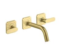 Hansgrohe hansgrohe Axor Citterio M Ensemble complet Mitigeur lavabo 3 trous, H 166 mm, chrome, brossé Quantité:1