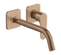 Hansgrohe hansgrohe Axor Citterio M Ensemble complet Mitigeur lavabo encastré, A 227mm, rosé, brossé, or rouge Quantité:1