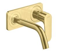 Hansgrohe hansgrohe Axor Citterio M Ensemble complet Mitigeur lavabo encastré, bec 167 mm, avec plaque, brossé bronze Quantité:1