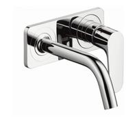 Mitigeur Lavabo Axor Citterio M Mural encastrable avec bec court avec plaque 34112000