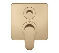 Hansgrohe hansgrohe Axor Citterio M Ensemble prêt à poser Mitigeur bain mural, bronze brossé Quantité:1