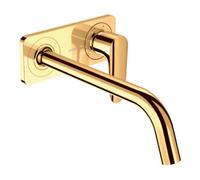 Hansgrohe hansgrohe Axor Citterio M Ensemble prêt à poser Mitigeur lavabo encastré, A 227 mm, avec plaque, opt. or poli Quantité:1