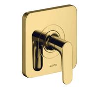hansgrohe AXOR Citterio M robinet d'arrêt encastré DN15 / DN20, 34960990, Couleur: Optique en or poli