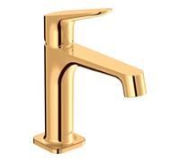 hansgrohe AXOR Citterio Mitigeur monocommande de lavabo sans garniture de vidage, 34017990, Couleur: Optique en or poli
