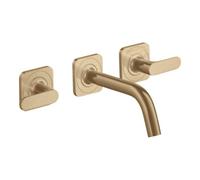 Hansgrohe hansgrohe Axor Citterio M Set complet mitigeur lavabo encastré 3 trous, H 166mm, bronze brossé Quantité:1