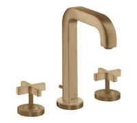 Hansgrohe hansgrohe Axor Citterio mitigeur lavabo 3 trous 170 mm, croisillons, tirette, chrome Quantité:1