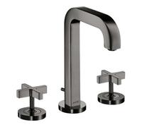Hansgrohe hansgrohe Axor Citterio mitigeur lavabo 3 trous 170 mm, croix, tirette, chrome, brossé Quantité:1