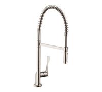 Hansgrohe hansgrohe Axor Citterio SemiPr SPT 230, zone pivotante 360°, aspect acier inoxydable Quantité:1