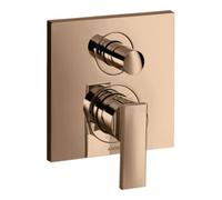 Hansgrohe hansgrohe Axor Citterio Set de montage complet Mitigeur baignoire encastré, levier, or rouge poli Quantité:1