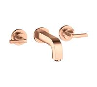 Hansgrohe hansgrohe Axor Citterio Set de montage complet Robinet lavabo encastré 3 trous, levier, poli or rouge Quantité:1