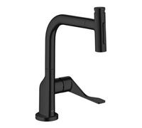 Hansgrohe hansgrohe Axor Citterio SPT 230 SE 2 jets avec douchette extractible, noir mat Quantité:1