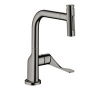 Hansgrohe hansgrohe Axor Citterio SPT 230 Se 2jet avec douchette extractible, chrome noir poli Quantité:1