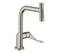 Hansgrohe hansgrohe Axor Citterio SPT 230 Se 2jet m Mitigeur avec douchette extractible et sBox, nickel brossé Quantité:1