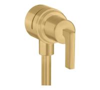 hansgrohe AXOR Citterio hansgrohe Fixfit Robinet d'arrêt avec béqu'illes, 39882250, Couleur: Optique or brossé