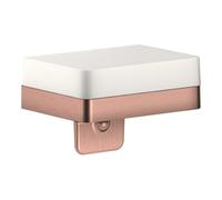 Hansgrohe hansgrohe Axor Distributeur de lotion universel avec tablette, verre, or rouge brossé Quantité:1