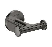 Hansgrohe hansgrohe Axor Double crochet à serviette, mural, chrome noir poli Quantité:1