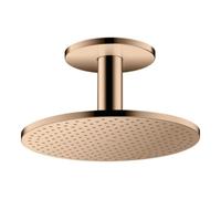 Hansgrohe hansgrohe Axor Douche de tête 300 1jet avec raccord plafond, rouge doré poli Quantité:1