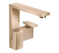 hansgrohe AXOR Edge mitigeur monocommande de lavabo 190 avec vidage par poussée, taille diamant, 46021300, Couleur: Rouge poli or
