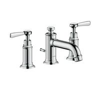 Hansgrohe hansgrohe Axor Montreux 3 trous Robinet de lavabo 143 mm, mitigeur, tirette, nickel brossé Quantité:1