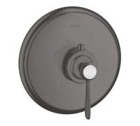 hansgrohe AXOR Montreux Thermostat Montreux Highflow 59 l/min encastré, poignée à levier, 16824340, Couleur: Chrome noir brossé