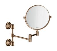 Hansgrohe hansgrohe Axor Montreux miroir de rasage noir, inclinable, fixation murale, poli or rose Quantité:1