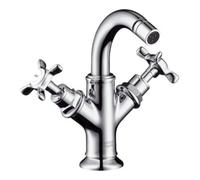 Hansgrohe hansgrohe Axor Montreux Mitigeur bidet 2 trous A 104 mm, avec croix, tirette, chromé Quantité:1