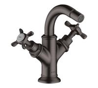 Hansgrohe hansgrohe Axor Montreux Mitigeur bidet 2 trous A 104 mm, croix, tirette, bleu Quantité:1