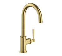 Hansgrohe hansgrohe Axor Montreux Mitigeur évier 260 avec bec pivotant, laiton brossé Quantité:1