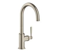 Hansgrohe hansgrohe Axor Montreux Mitigeur évier 260 avec bec pivotant, nickel brossé Quantité:1