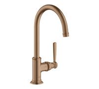 Hansgrohe hansgrohe Axor Montreux Mitigeur lavabo 210 A 175 mm, sans garniture de vidage, brossé Quantité:1