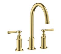 Hansgrohe hansgrohe Axor Montreux Mitigeur lavabo 3 trous 180 175 mm, m H-I-P, tirette, brossé br Quantité:1