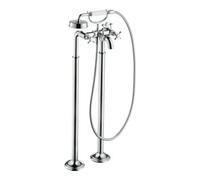 Hansgrohe hansgrohe Axor Montreux Set de montage complet Mitigeur évier 2 poignées, sol, m poignée croix, chr Quantité:1