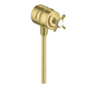 hansgrohe AXOR Montreux hansgrohe Fixfit Robinet d'arrêt DN15, 16882950, Couleur: laiton brossé