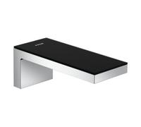 Hansgrohe Bec de baignoire Axor MyEdition 47410600, projection 176 mm, chrome/verre noir