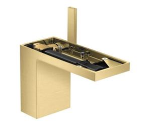 Hansgrohe hansgrohe Axor MyEdition A Mitigeur lavabo 110 150 mm, avec vidage push-open, sans plaque, finition or optique Quantité:1