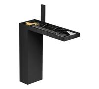 Hansgrohe hansgrohe Axor MyEdition A Mitigeur lavabo mono 230 mm, avec bonde push-open, sans plaque, mat noir Quantité:1