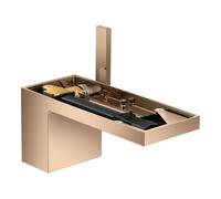 Hansgrohe hansgrohe Axor MyEdition A Mitigeur lavabo mono-commande 151 mm, avec vidage, sans plaque, poli or rouge Quantité:1