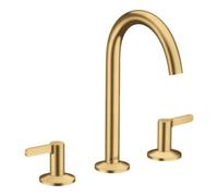 Hansgrohe hansgrohe Axor One 3 trous Robinet lavabo 170 A 140 mm, avec poussoir, or brillant Quantité:1