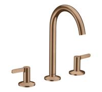 Hansgrohe hansgrohe Axor One 3 trous Robinet lavabo 170 A 140 mm, avec vidage poussoir, chromé, finition or rose mat Quantité:1