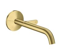 Hansgrohe hansgrohe Axor One Ensemble de montage prêt à poser Mitigeur lavabo encastré, bec 220 mm, laiton brossé Quantité:1