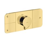 Hansgrohe hansgrohe Axor One Ensemble de montage prêt à poser UP Thermostat, 3 sorties, or poli optic Quantité:1