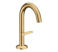 Hansgrohe hansgrohe Axor One Mitigeur lavabo mono 140 A 122 mm, avec vidage poussoir, or brossé optique Quantité:1