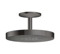 Hansgrohe Douche de tête Axor One 28,2×28,2 cm ronde effet pluie chrome noir brossé