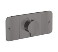Hansgrohe Module thermostatique encastré Axor One 45712340 pour 2 sorties Chrome noir brossé