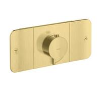 Hansgrohe hansgrohe Axor One Set de montage complet mitigeur thermostatique encastré, 2 sorties, laiton brossé Quantité:1