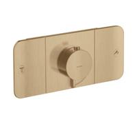 Hansgrohe hansgrohe Axor One Set de montage prêt à l'emploi UP-Thermostat, 2 sorties, bronze brossé Quantité:1