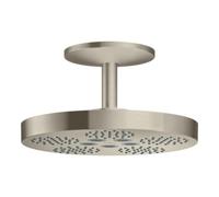 Hansgrohe hansgrohe Axor One tête de douche plafond, 2 jets, nickel brossé Quantité:1